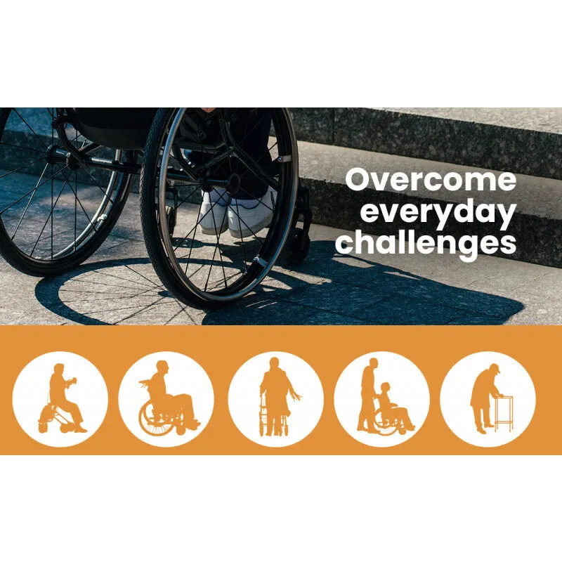 152cm Folding Wheelchair Ramp, 275kg Capacity - Equipmed