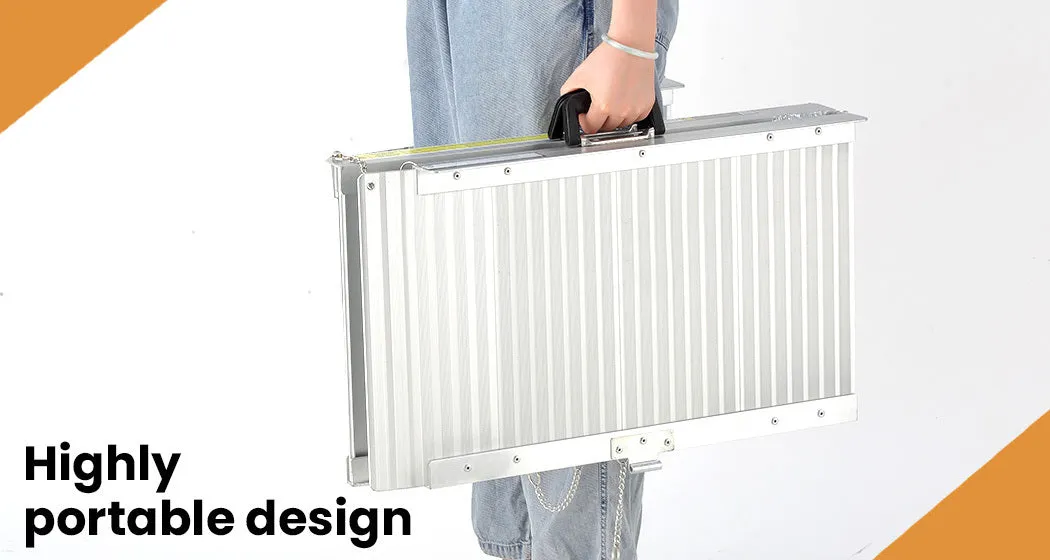 152cm Folding Wheelchair Ramp, 275kg Capacity - Equipmed