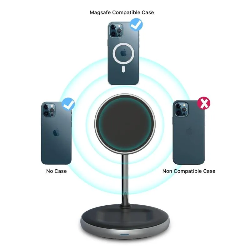 2-in-1 MagSafe Wireless Charging Stand
