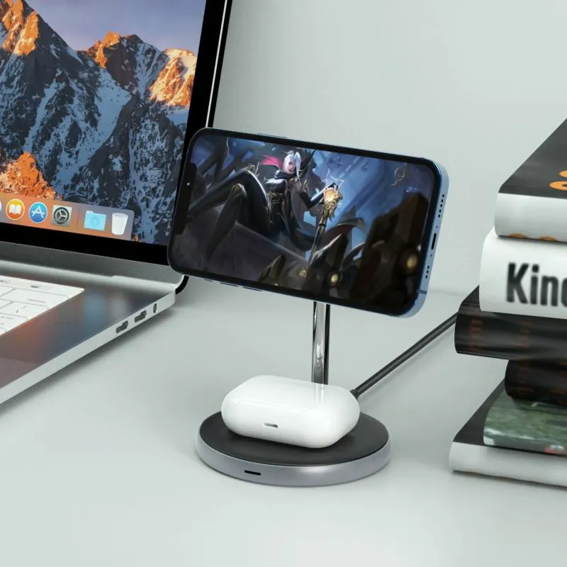 2-in-1 MagSafe Wireless Charging Stand