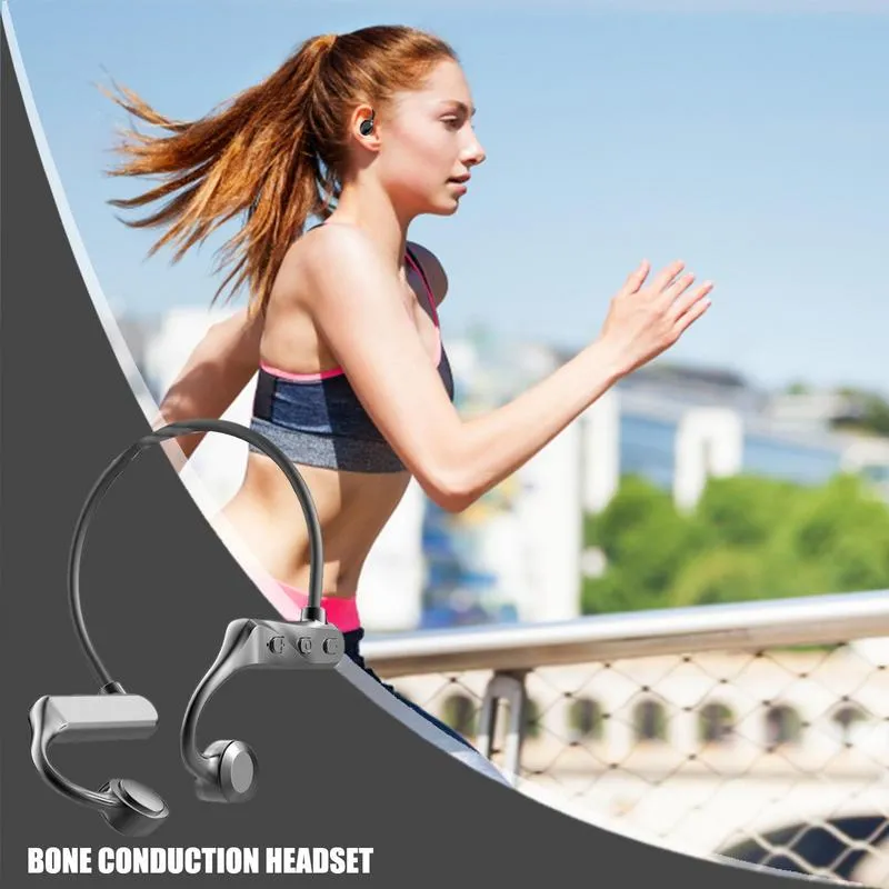 2023 Bone Conduction Headset Wireless Headphones Open Ear Sports Headset For Running Jogging Workout Fitness Earbuds