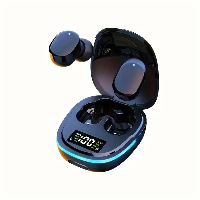 2024 Wireless Earbuds - Touch Control, LED Display, Sweat-Resistant for Music & Gaming