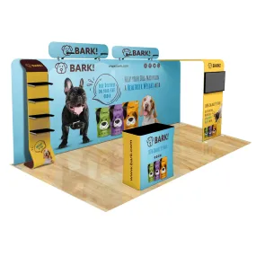 20ft FastZip™ Deluxe Bridge Archway Trade Show Booth Package