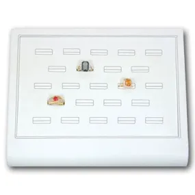 23-Slot Curved-Front Ring Trays, 9.5" L x 7.5" W