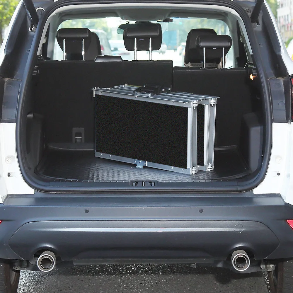 272kg Load, 182cm Folding Aluminium Wheelchair Ramp - Equipmed