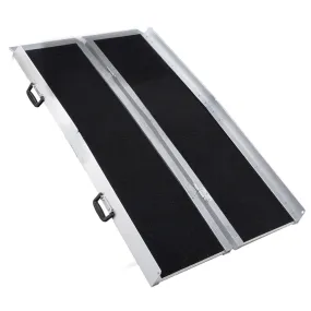 272kg Load, 182cm Folding Aluminium Wheelchair Ramp - Equipmed