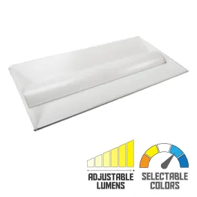 2x4 LED Troffer Retrofit, 45 Watts, 5850 Lumens, 35K/40K/50K, 120-277V, Center Basket