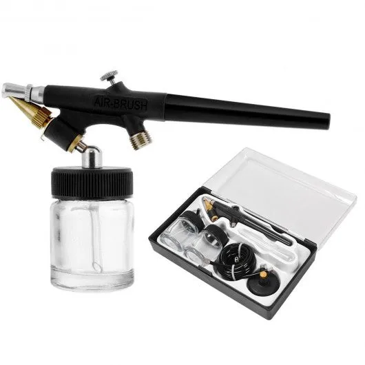 3 Compressor Kit Dual-Action Spray Air Brush Set