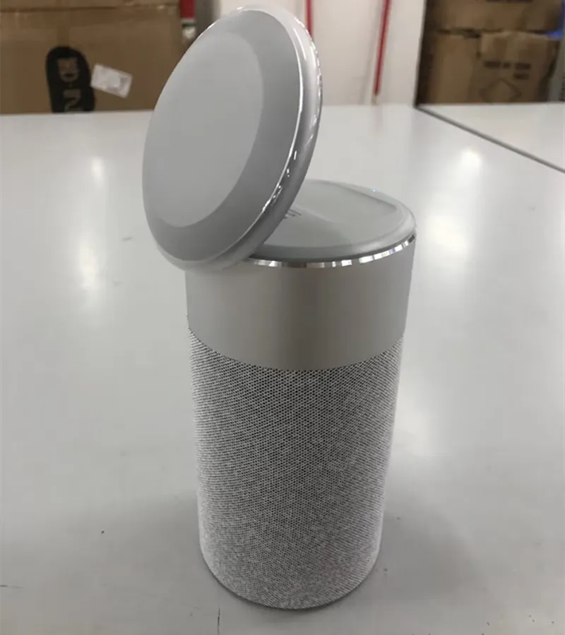 3 In 1 iPhone & AirPods Wireless Charger/BT Speaker/Touch Lamp