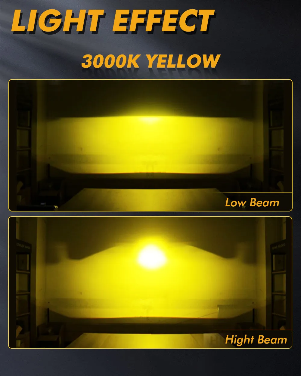 🆕3 Inch 104W Bi-LED Projector Lens Fog Light 3-Colors Switchback Hyperboid Lens Fog Light With High Beam Auxiliary For Toyota/Honda | 2 PCS/Set