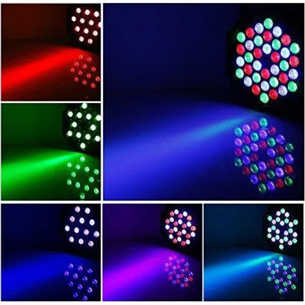 36 LEDs Professional DMX-512 RGB LED Strobe Stage PAR Light 5 in 1