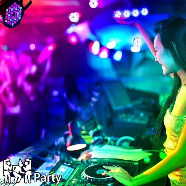 36 LEDs Professional DMX-512 RGB LED Strobe Stage PAR Light 5 in 1