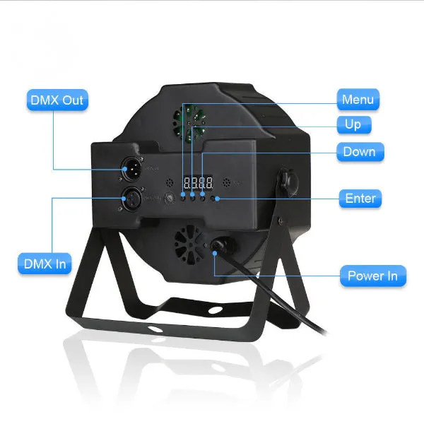 36 LEDs Professional DMX-512 RGB LED Strobe Stage PAR Light 5 in 1