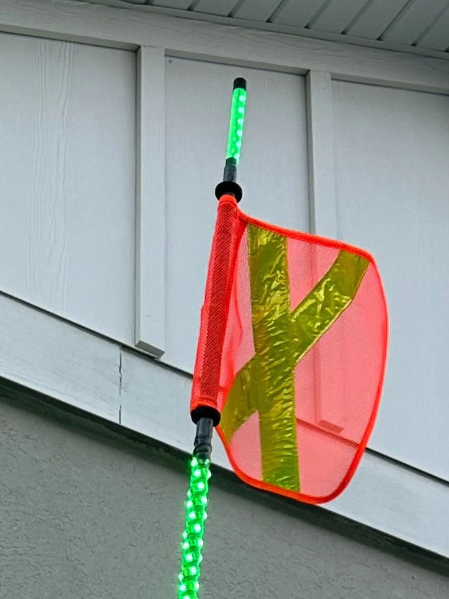 4' LED Whip Xtreme Mining Industrial Safety Single Whip