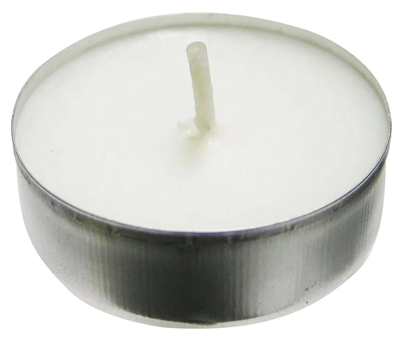 50 PCS Unscented White Tealight Candles 4 Hours Burn Time Dripless Long Lasting