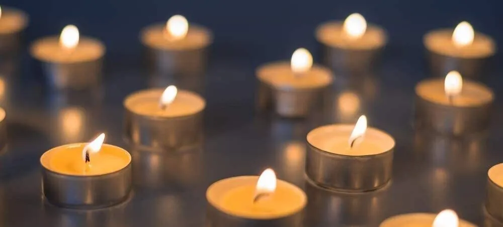 50 PCS Unscented White Tealight Candles 4 Hours Burn Time Dripless Long Lasting