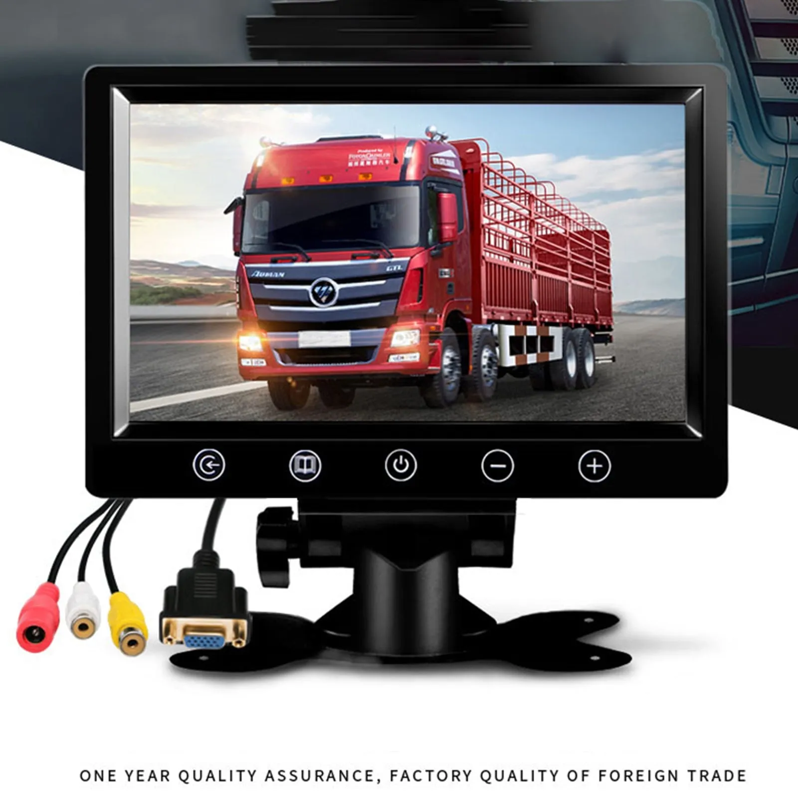 9 Inch High-Definition Car Monitor Rearview Camera Parking