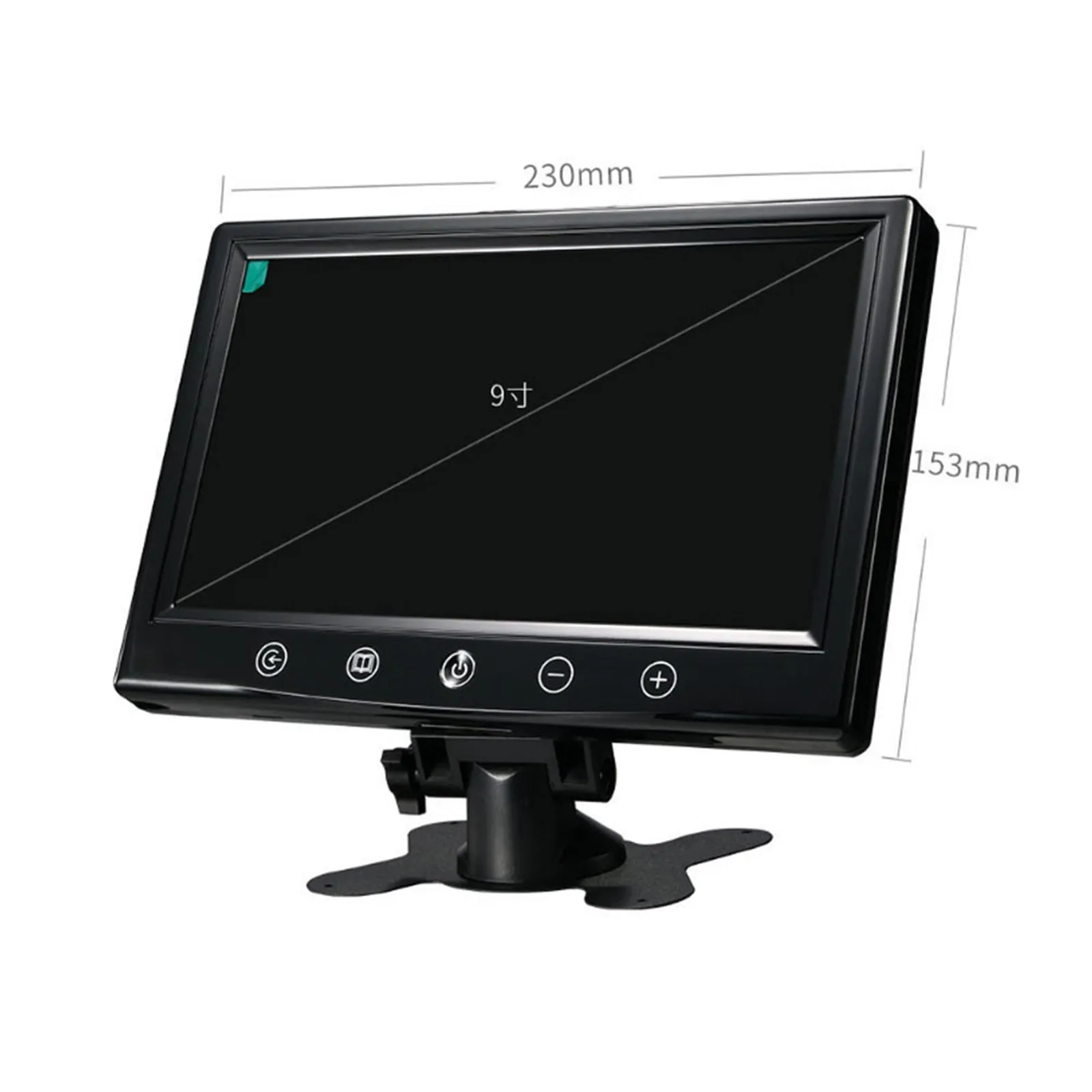 9 Inch High-Definition Car Monitor Rearview Camera Parking