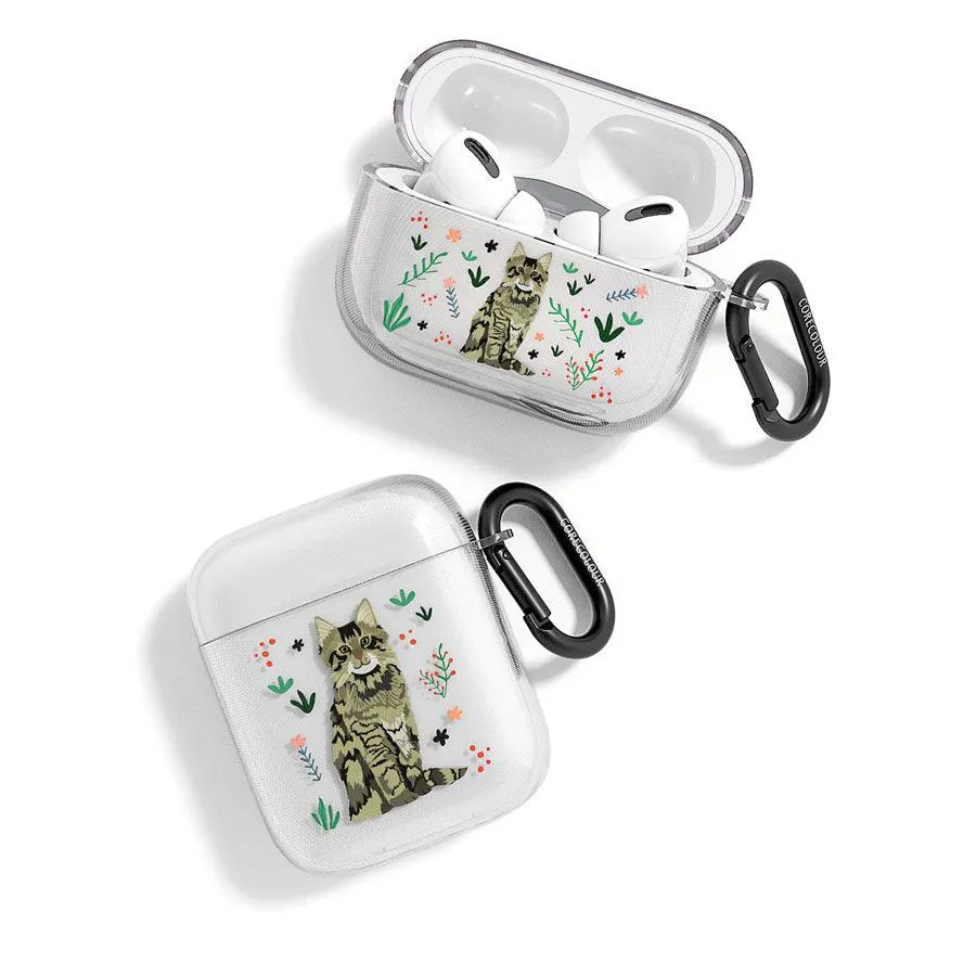 A Purr-fect Day Mainecoon Cat AirPods Pro Case