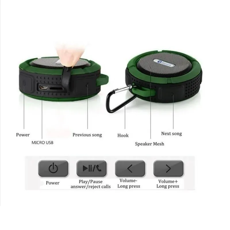 AdventureSound Waterproof Bluetooth Speaker: Take Your Music Anywhere