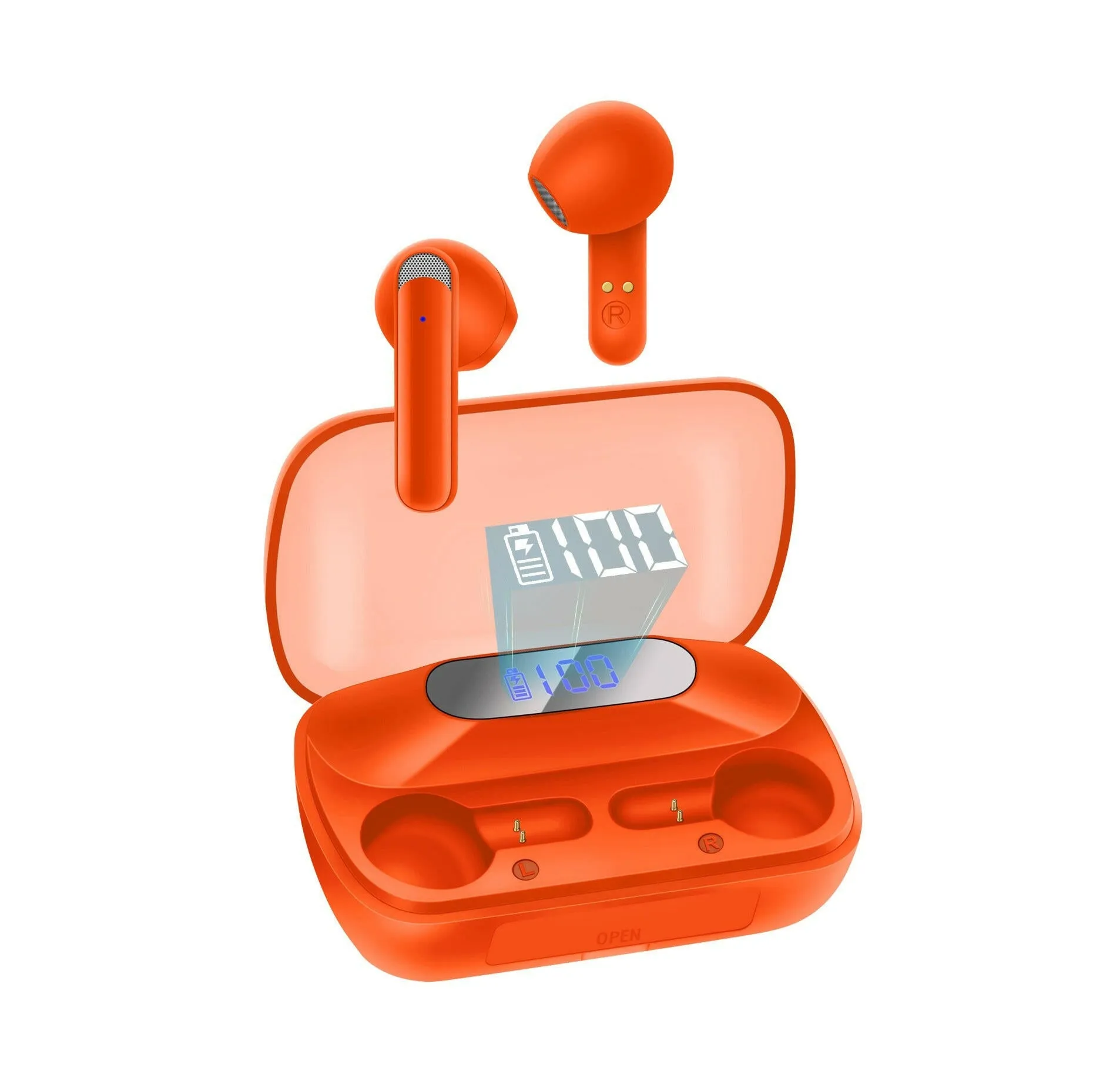 AKZ-S18 power bank tws earbuds, TW wireless BT  earbuds with power bank