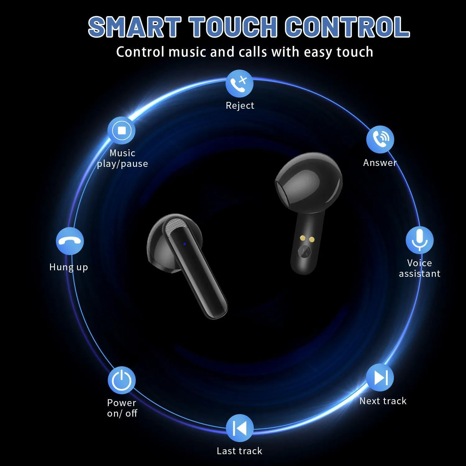AKZ-S18 power bank tws earbuds, TW wireless BT  earbuds with power bank