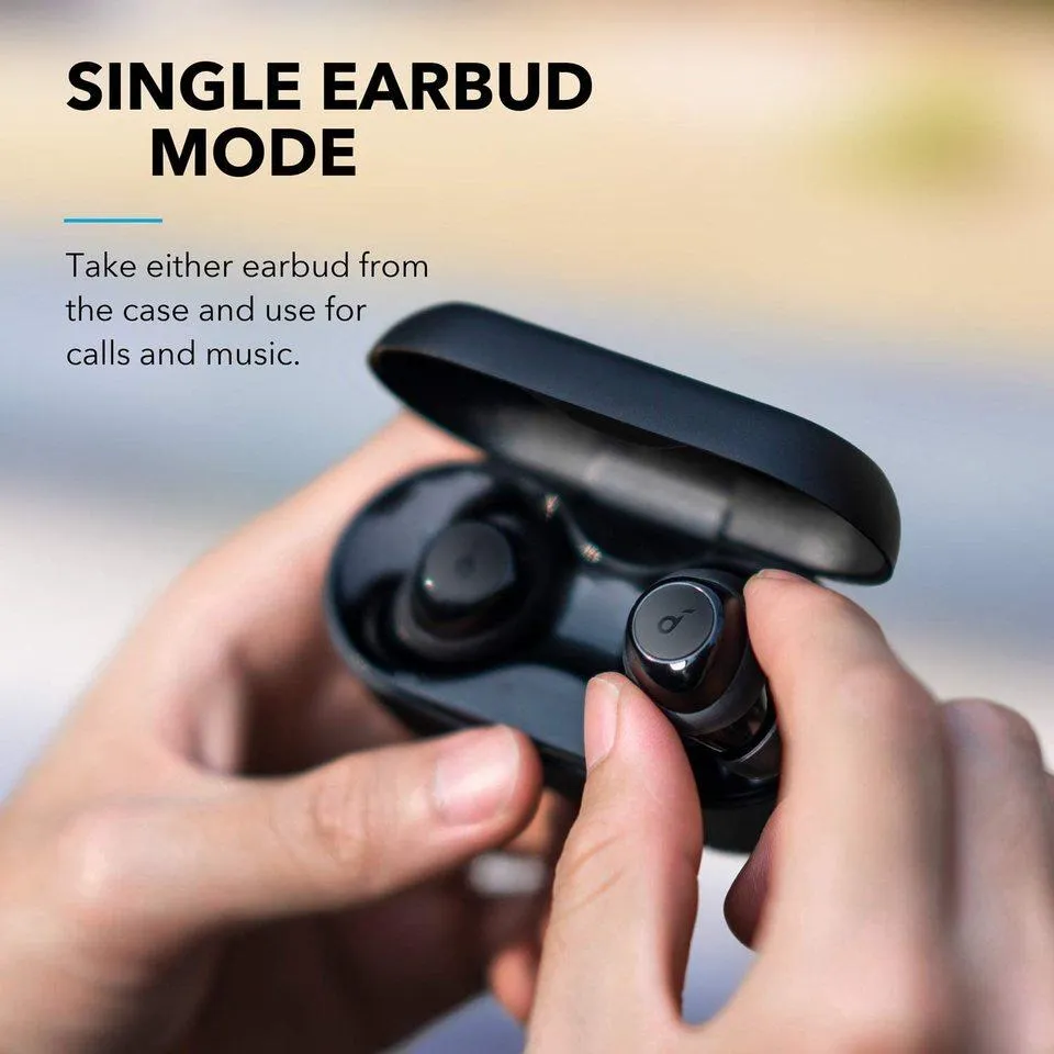 Anker Soundcore Life Dot 2 True Wireless Earbuds, 100 Hour Playtime, 8mm Drivers, Superior Sound, Secure Fit with AirWings, Bluetooth 5, Comfortable Design for Commute, Sports, Jogging