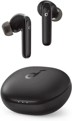 Anker Soundcore Life P3 Noise Cancelling Earbuds, Big Bass, 6 Mics, Clear Calls, Multi Mode Noise Cancelling, Wireless Charging, Soundcore App with Gaming Mode, Sleeping Mode, Find Your Earbuds - Black