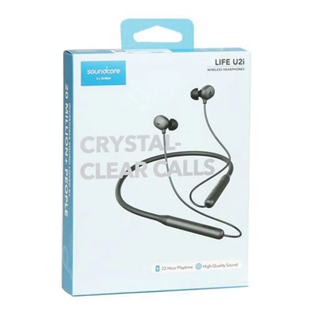 Anker Soundcore Life U2I Wireless Neckband Earbuds - Black