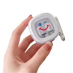 Anymob Earphone Case Clown Wink Good Luck For Lenovo XT62 TWS Soft TPU Transparent Headset Protective Cover with Hook