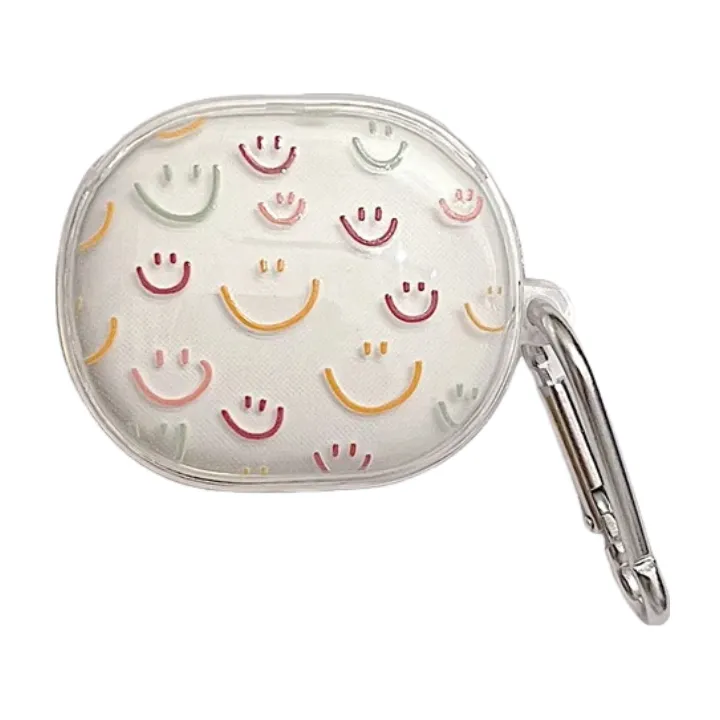 Anymob Earphone Case Colored Big Smiles For Redmi Buds 4 Lite Soft Protective Earphone Case Charging Box Shell