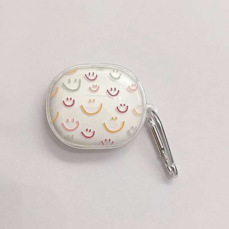 Anymob Earphone Case Colored Big Smiles For Redmi Buds 4 Lite Soft Protective Earphone Case Charging Box Shell