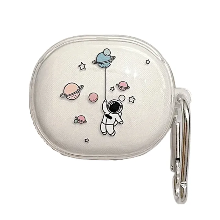 Anymob Earphone Case Floating Astronaut For Redmi Buds 4 Lite Soft Protective Earphone Case Charging Box Shell