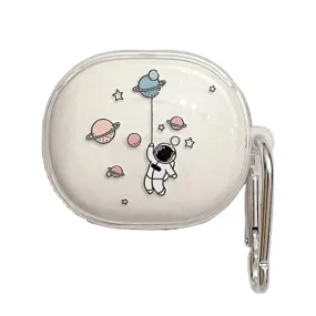 Anymob Earphone Case Floating Astronaut For Redmi Buds 4 Lite Soft Protective Earphone Case Charging Box Shell