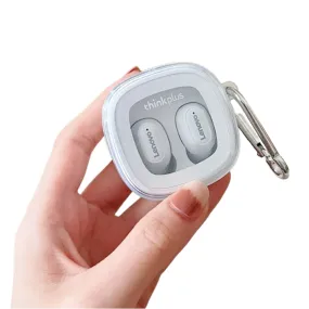 Anymob Earphone Case Transparent For Lenovo XT62 TWS Soft TPU Transparent Headset Protective Cover with Hook