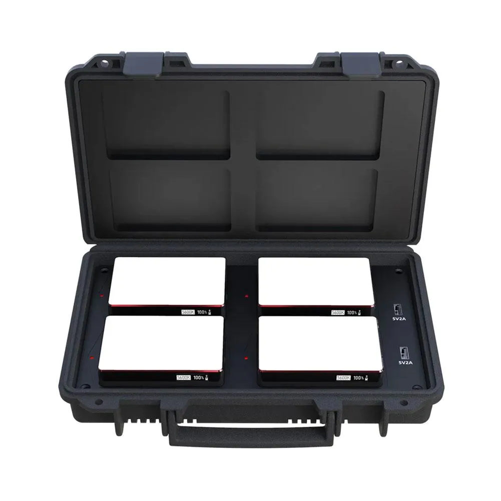 Aputure MC RGBWW (AL-MC) LED 4 Light Travel Kit With Charging Case