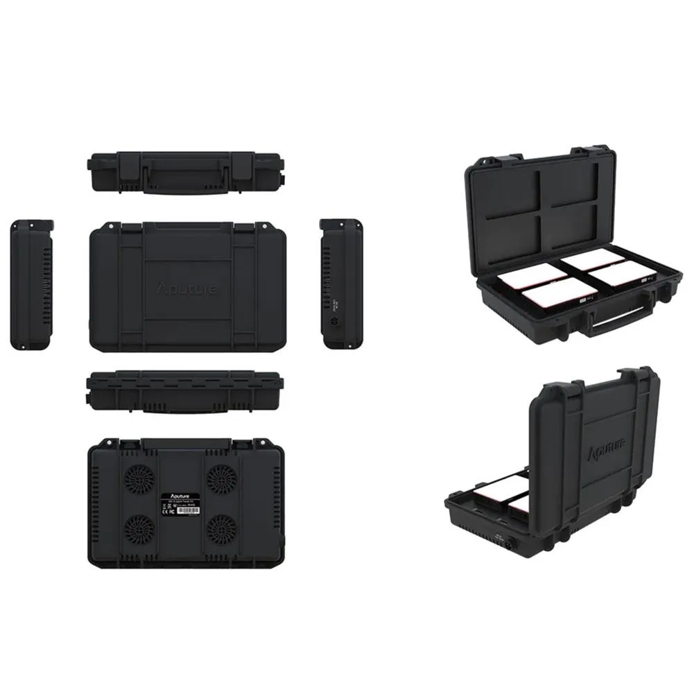 Aputure MC RGBWW (AL-MC) LED 4 Light Travel Kit With Charging Case