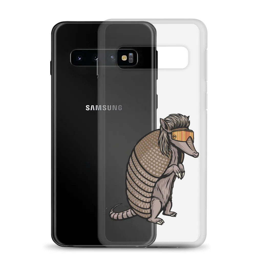 Armadillo Mullet Samsung Case - Clear