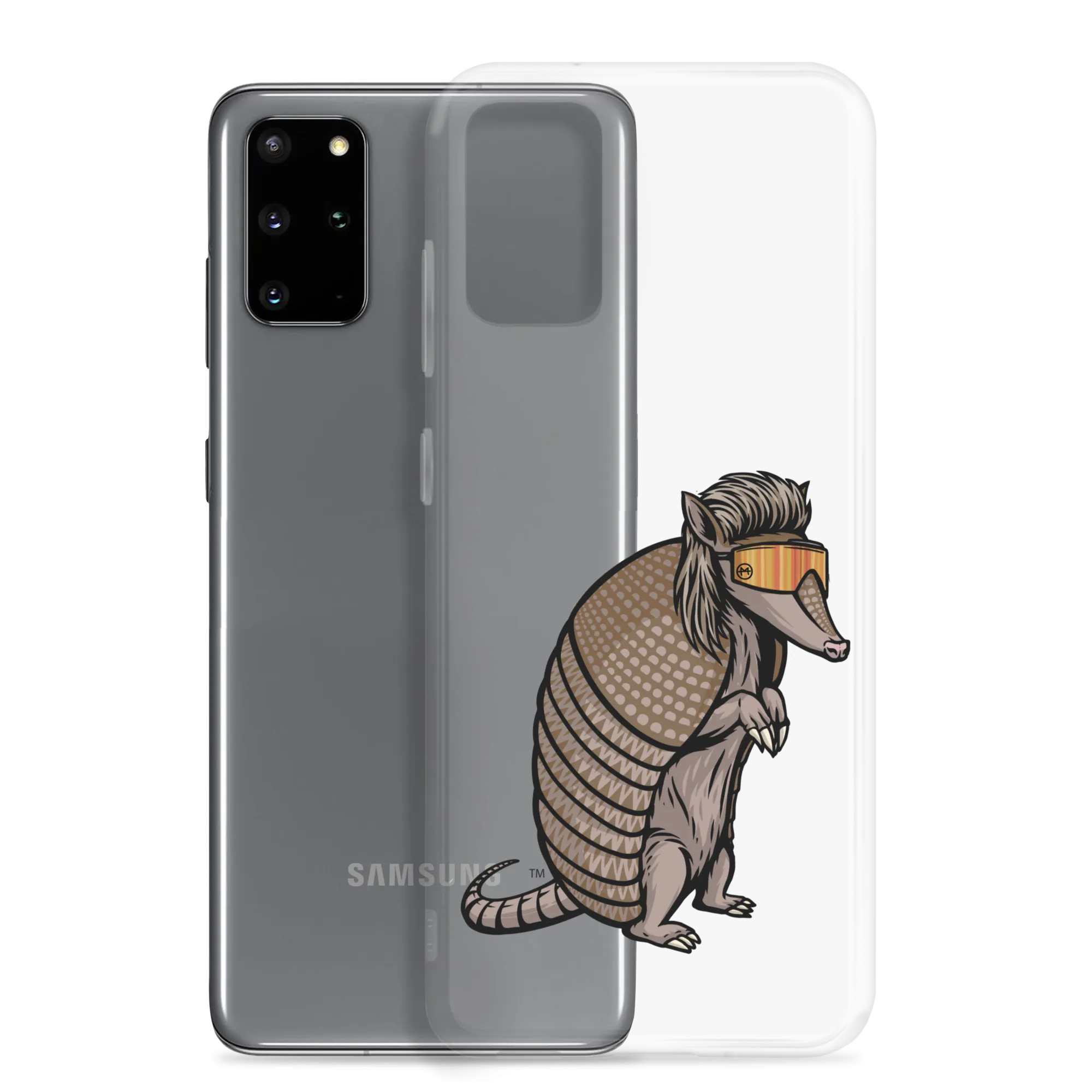 Armadillo Mullet Samsung Case - Clear