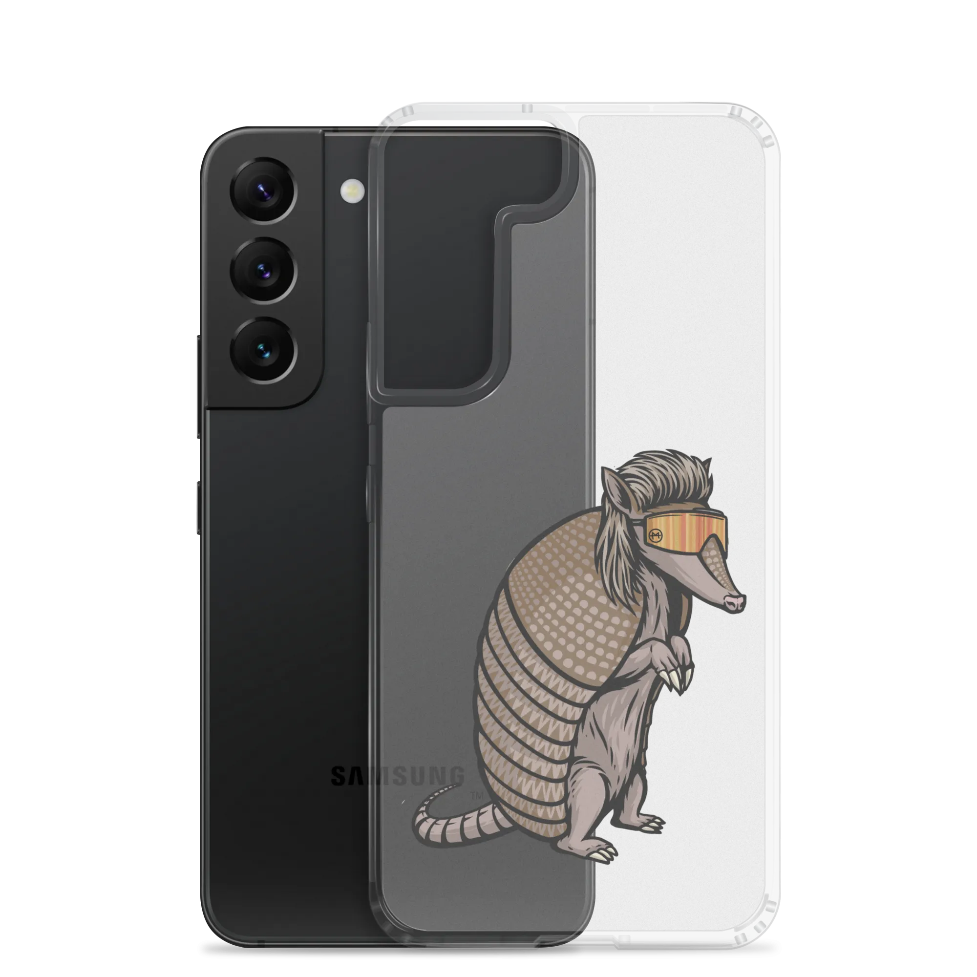 Armadillo Mullet Samsung Case - Clear