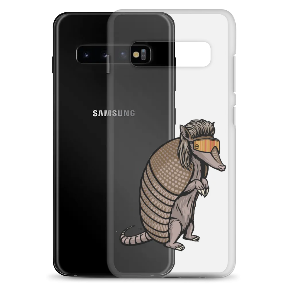 Armadillo Mullet Samsung Case - Clear