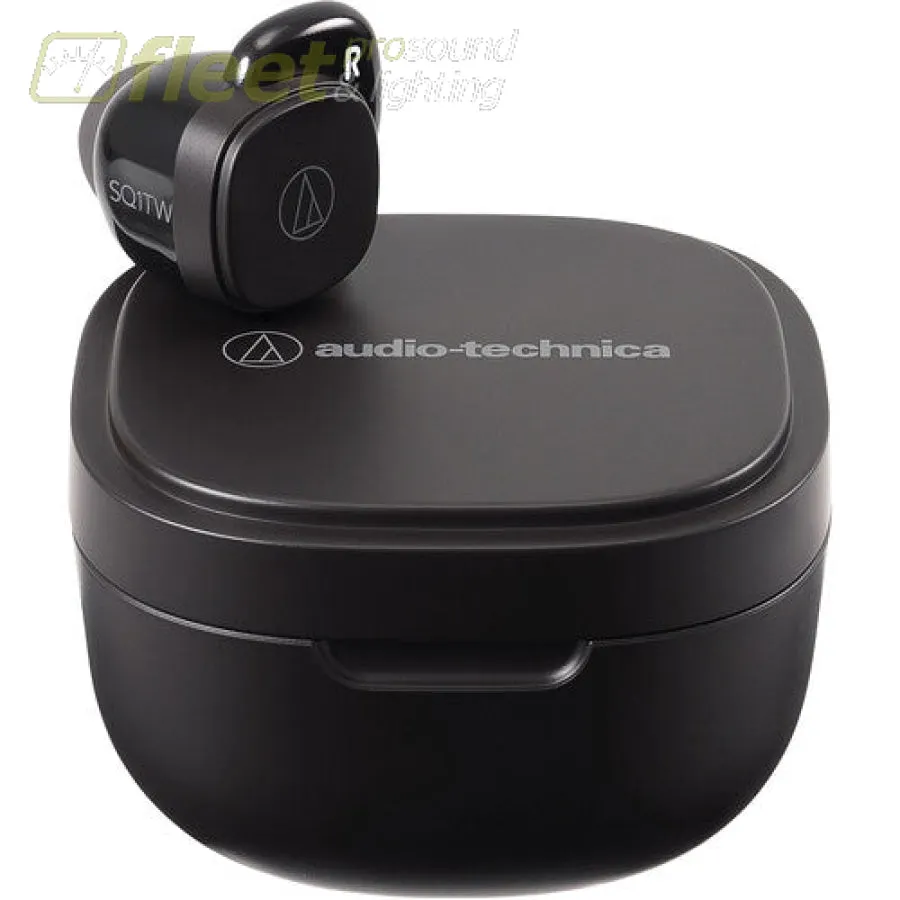 Audio-Technica Consumer ATH-SQ1TWBK True Wireless In-Ear Headphones