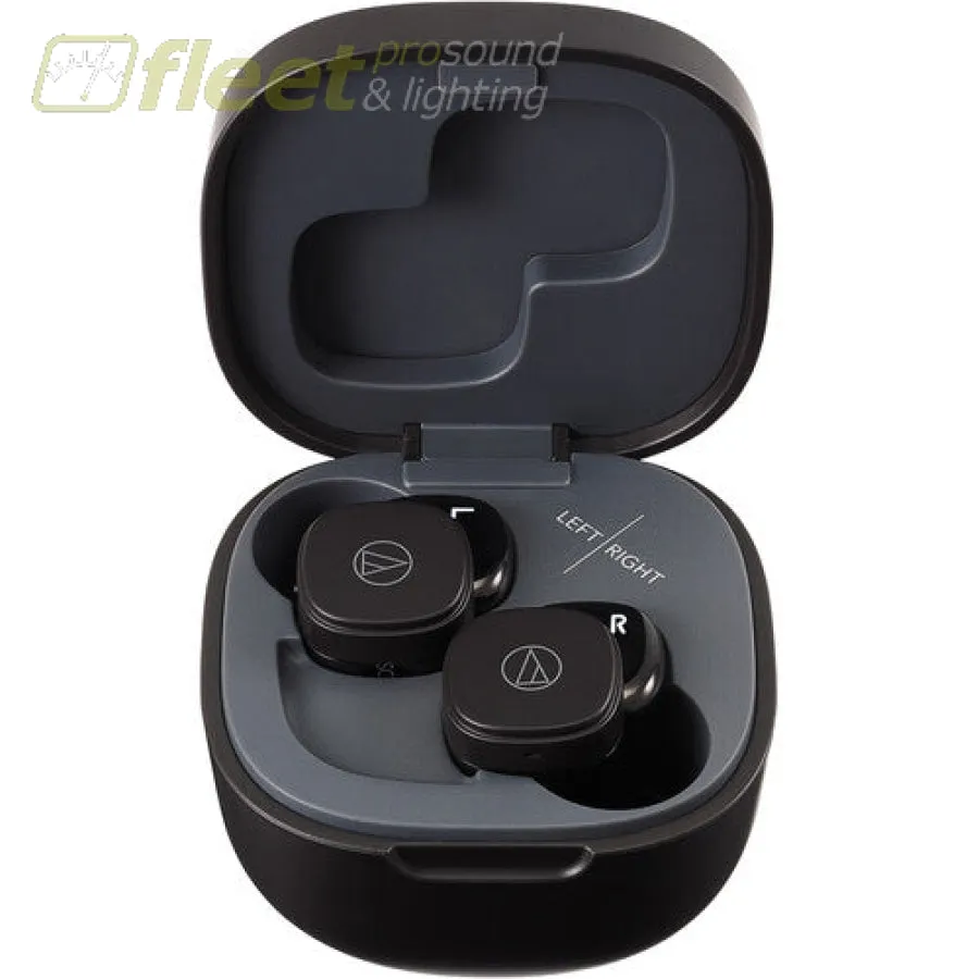 Audio-Technica Consumer ATH-SQ1TWBK True Wireless In-Ear Headphones