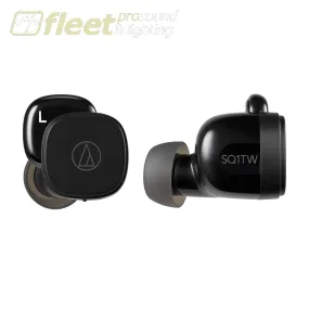 Audio-Technica Consumer ATH-SQ1TWBK True Wireless In-Ear Headphones