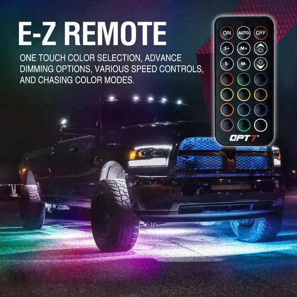 AURA Exterior Pack Bundle (Grille LED Kit - Bluetooth Enabled APP   DreamColor Underglow LED Kit   Photon RGB Rock Light Kit)