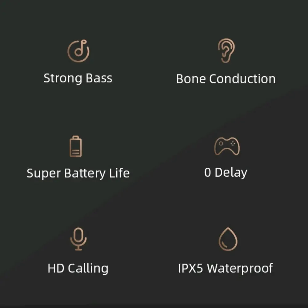 Auriculares Bluetooth de conducción ósea