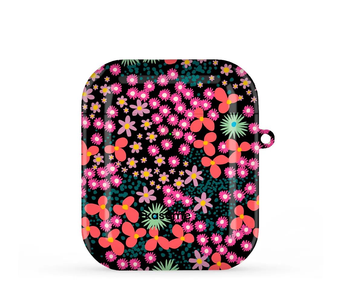 Azalea Black AirPods Case