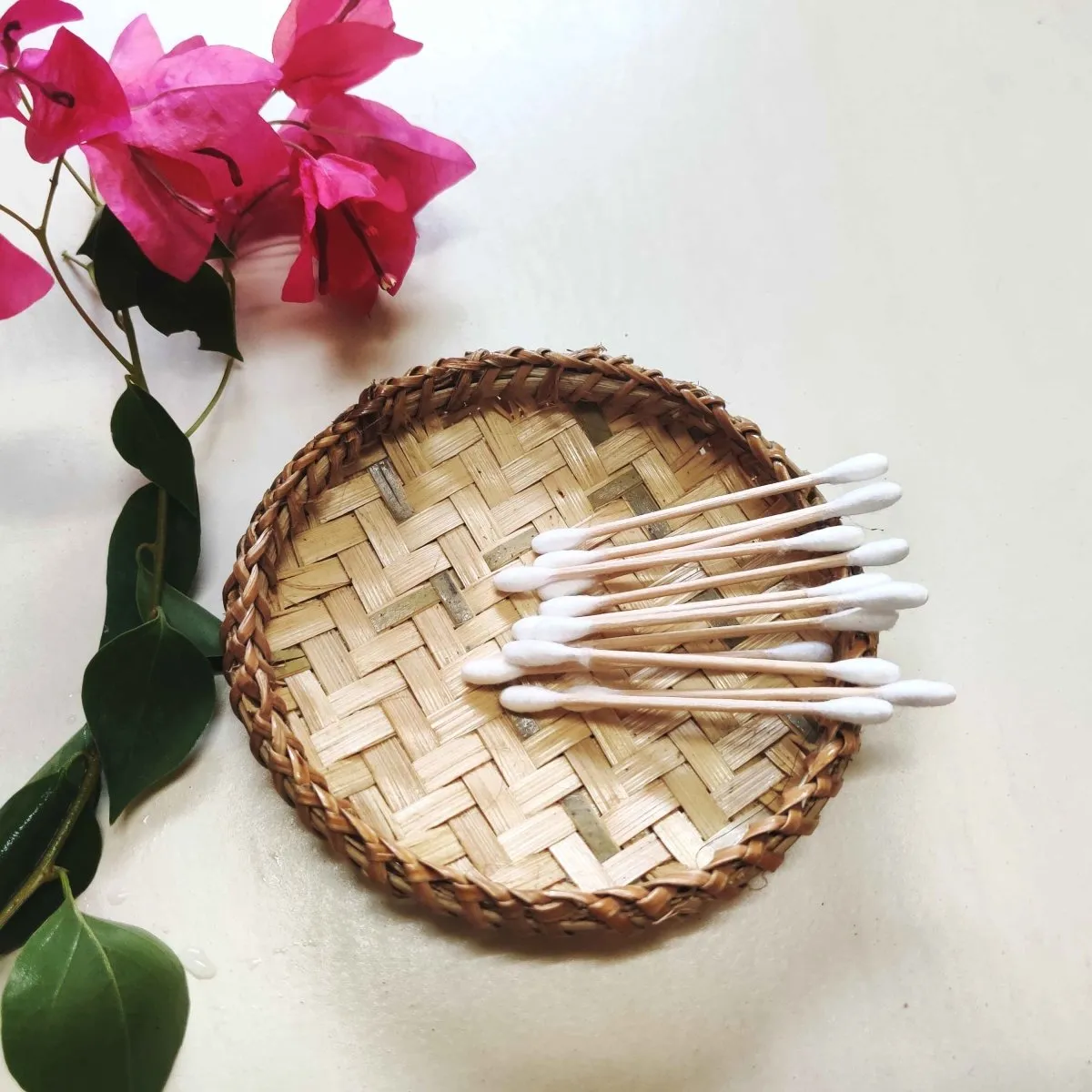 Bamboo Cotton Earbuds | 80 Ear Swabs - Pack of 2