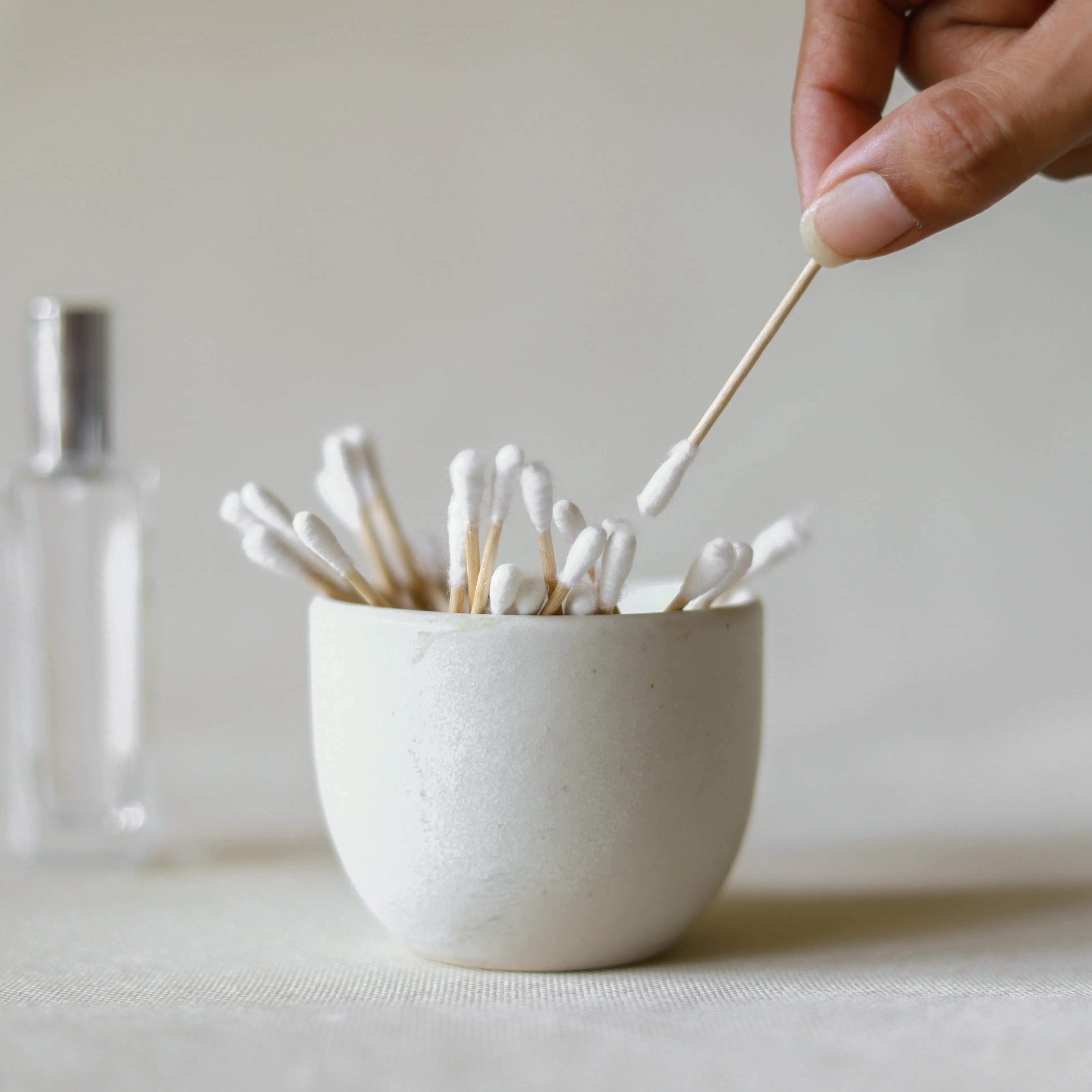 Bamboo Cotton Earbuds