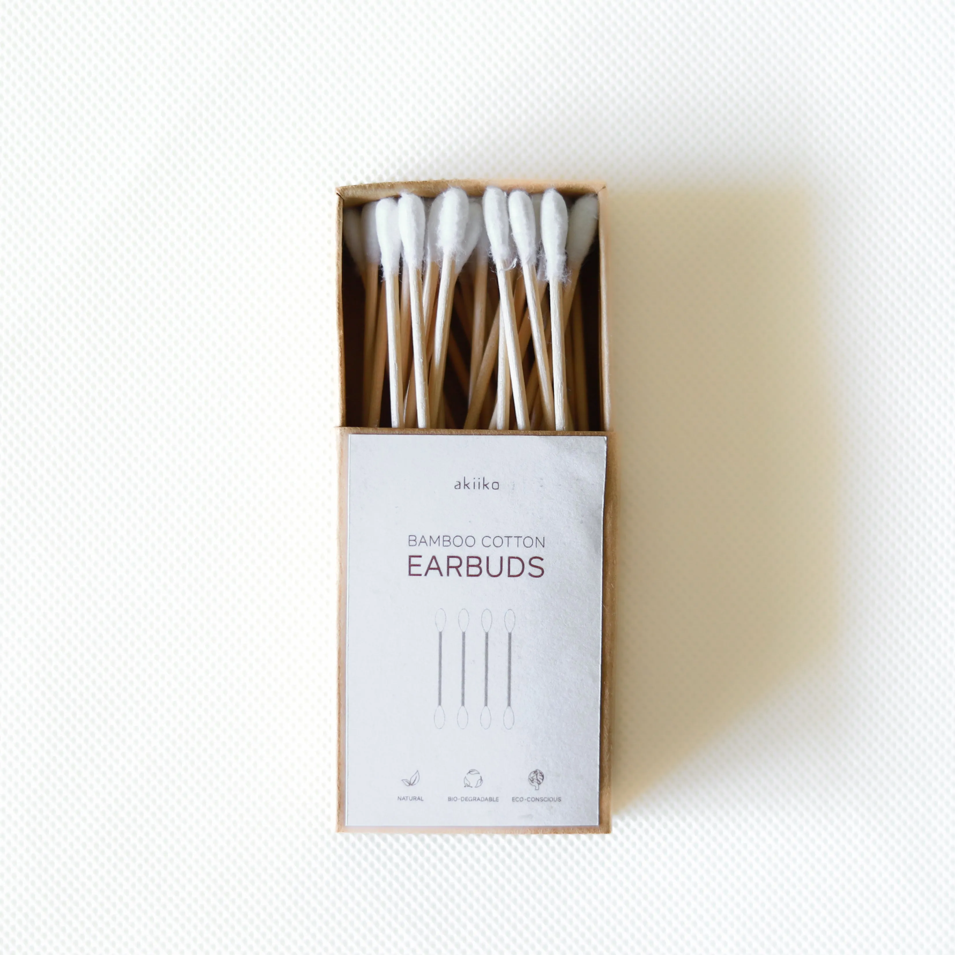 Bamboo Cotton Earbuds